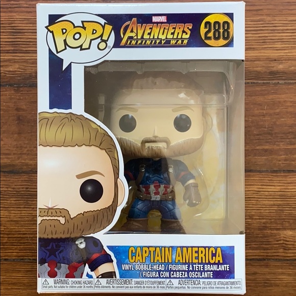 infinity war captain america funko pop